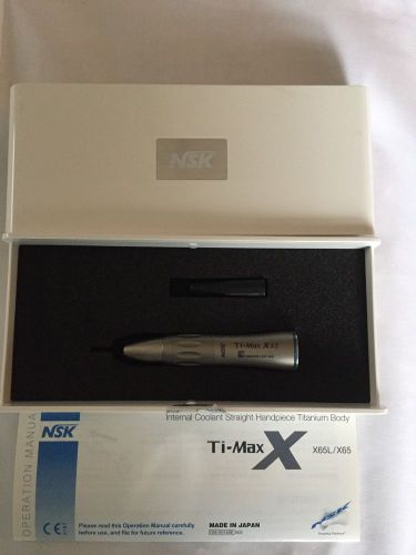 NSK Ti-Max X65 Straight Electric Handpiece--Manufacturer Refurbished