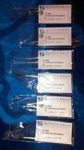 Pk thomas wax instruments 13-301 #1 13-302 #2 13-304 #4 for sale