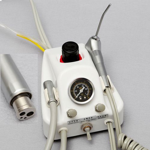 Portable dental turbine unit 4 hole handpiece tube connector work w/ compressor for sale