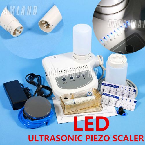 Dental Ultrasonic Piezo Scaler Liquid Dosing LED Fiber Optic Handpiece fit EMS