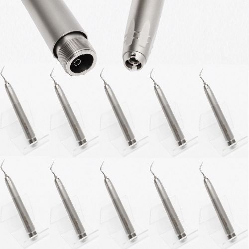 10X Dental Air Scaler Handpieces Broden 2 Holes with Air Scaling Tips 30pcs ST