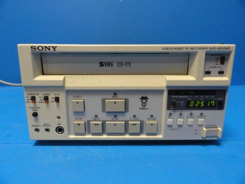 Sony SVO-9500MD Video Cassette Recorder (ULTRASOUND SVHS Hi-Fi VCR)