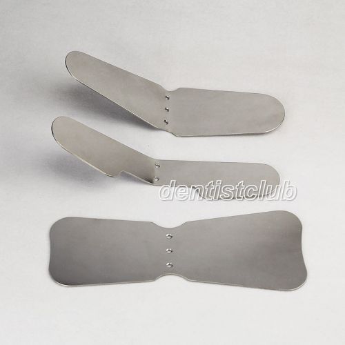 3 Pcs New Dental Stainless Steel Mirror Autoclavebale Surgical Instruments