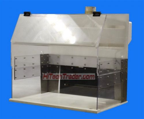 (see video) flow science modified fume hood 3227 for sale