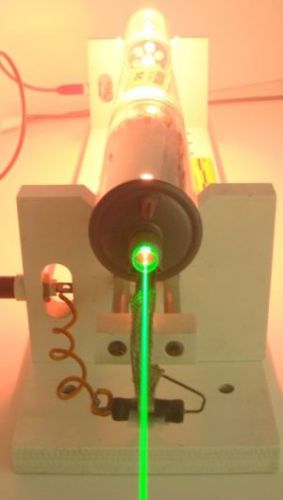 New 543nm green helium neon laser tube hene melles griot jdsu lab light physics for sale