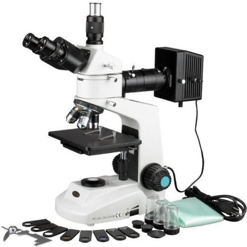 40X-2000X Trinocular Polarizing Metallurgical Microscope w T&amp;B Lights