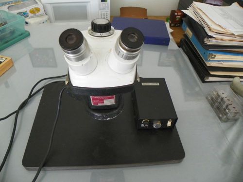 Bausch &amp; Lomb Stereozoom 4 Microscope 0.7 to 3X stereo zoom, 20Xwf lens w/accy&#039;s
