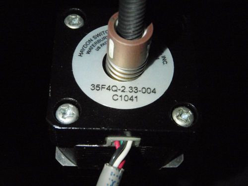 2ea CNC Haydon Switch Stepper Motor Rotary 35F4Q-2.33-004 w/48&#034; Screw
