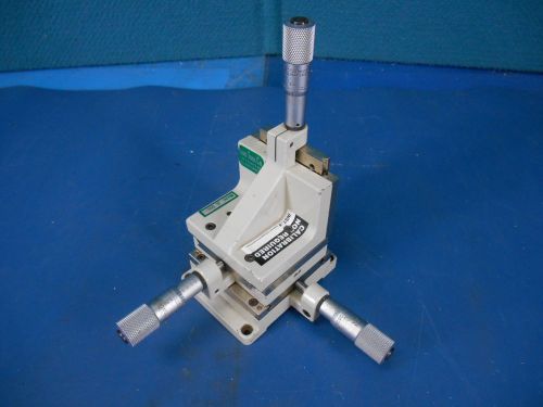 Linetools a-rh, xyz axis linear stage, 3 micrometers, 1/2in. travel, left for sale