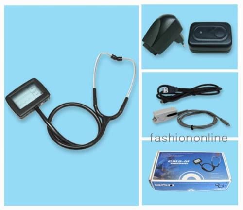 Visual Electronic Stethoscope ECG + Free PR SpO2 probe