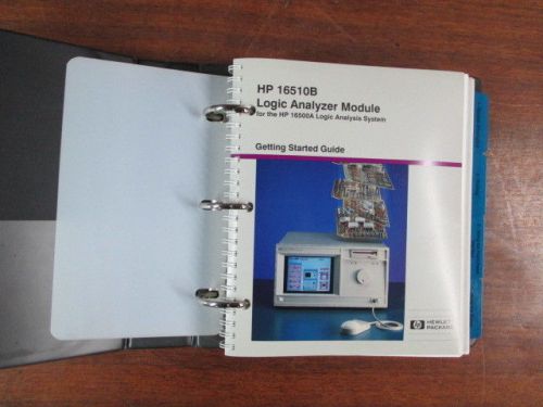 HP Manual 16510B Logic Analyzer Module for 16500A System Original