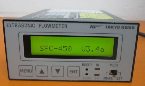 Tokyo keiso ultrasonic flowmeter sf-450 for sale