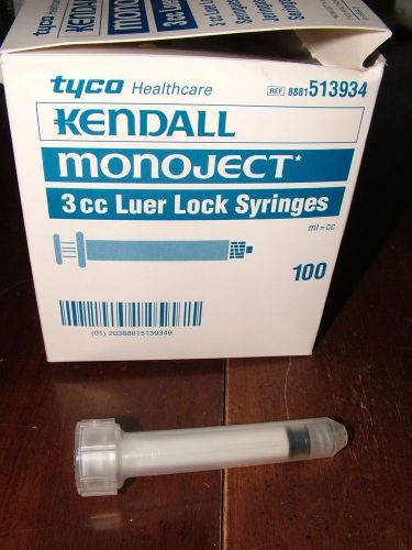 Kendall monoject 10 syringes 12 mL with regular luer tip #512878