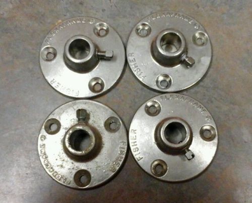 Lot of 4 FLEXAFRAME feet for chemistry lab FISHER flex a frame ring stand