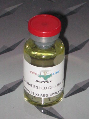 Tex Lab Supply 20 mL Grape Seed Oil USP Grade - Sterile