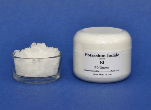 50 Grams Potassium Iodide Crystals, High Purity USP/ACS Grade 99.5% Min
