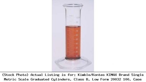 Kimble/Kontes KIMAX Brand Single Metric Scale Graduated Cylinders, : 20032 100