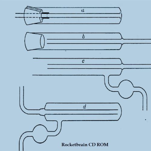 Elementary Glass Blowing book on CD for science chemistry laboratory glassware