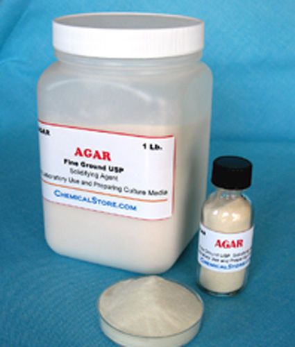 Agar Agar (Fine USP) 1 lb / 450 grams Free Priority Shipping!