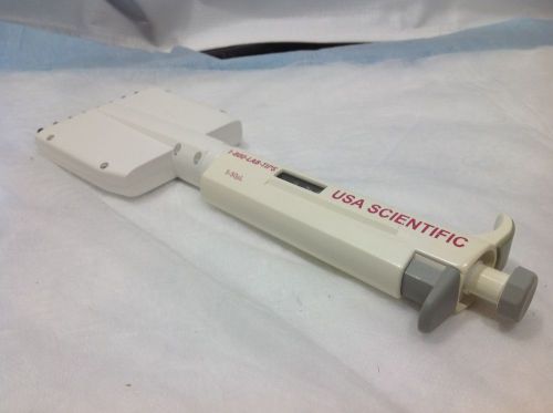 USA Scientific  8 channel multichannel pipette pipettor 5-50µL