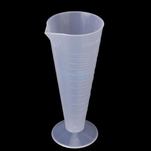 500ml Laboratory Plastic Measurement Beaker Measuring Cup Graduated container