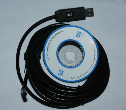 Mini 5.5mm HD 720p Borescope USB Endoscope 6LED Inspection Camera with 5M Cable