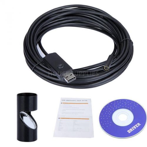 Mini USB Endoscope Inspection Camera Waterproof Borescope Snake Scope 7M Cable
