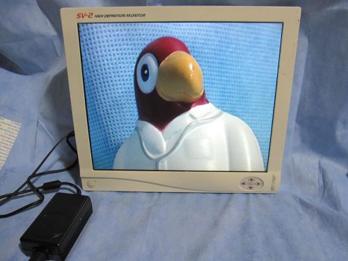 Stryker SV-2 HD 19&#034; LCD Monitor, Great Image! w/ Power Pack/Cable