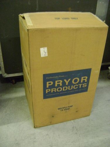 NEW PRYOR PATIENT PAL 115 IV PUMP STAND POLE CART 4 HOOK UTILITY TRAY HEAVY DUTY