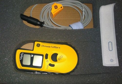 NEW GE Tuffsat Handheld Pulse Ox SpO2 , Complete, Sensor, Case