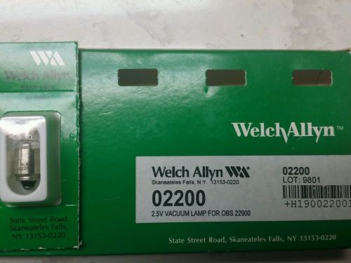 Welch allyn bulb 02200  new original brand name for sale