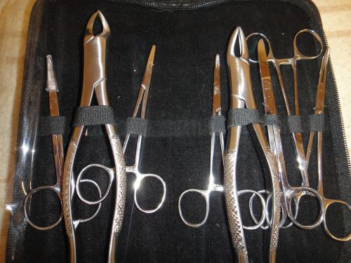 Lot of 8 Pieces Basic Minor Surgery + Dental Kit