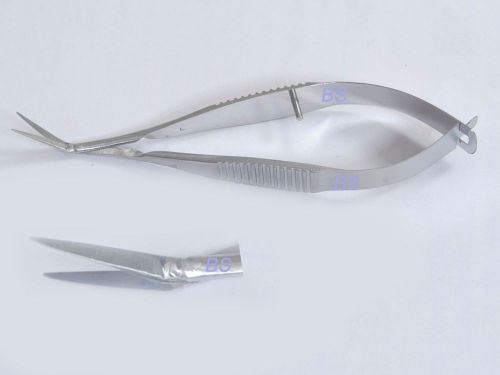 SS GILLS WELSH VANNAS Capsulotomy Scissor Angled Blades Pointed 9mm Ophthalmic 1