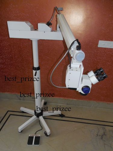 Neuro surgical operating microscope in 3 step with motorized foot focusing for sale