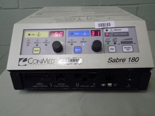Conmed - Sabre 180, 60-5800-001 Electrosurgical Generator Unit. 60 5800 001