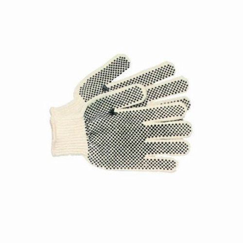 Boardwalk men&#039;s pvc-dotted string knit gloves, 12 pair (bwk 792) for sale