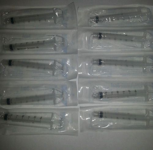Henry Schein 3 mL Luer Lock Syringe Without Needle Lot Of 10
