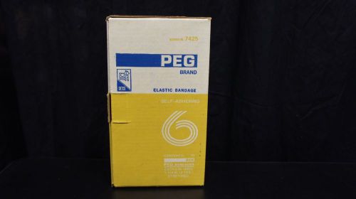 PEG 7425 ACE Elastic Bandage Self-Adhering 6” ~ Box of 10