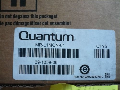 Box of 5 New Genuine OEM Quantum MR-L1MQN-01 Data Cartridges Tapes Ultrium 1