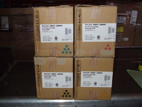 RICOH/SAVIN/LANIER COLOR TONERS SET PRO PRINT CARTRIDGES C900