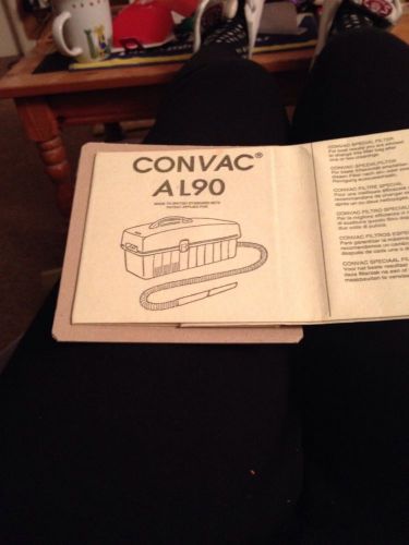 AL 90/ Convac 300 Microfilter Photo Toner/copier Hoover Bags X 9