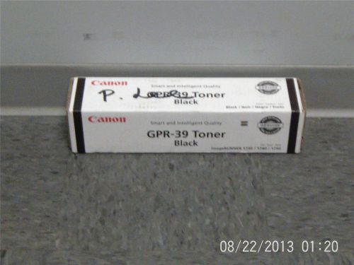 New Genuine Canon GPR-39 Black Toner Cartridge