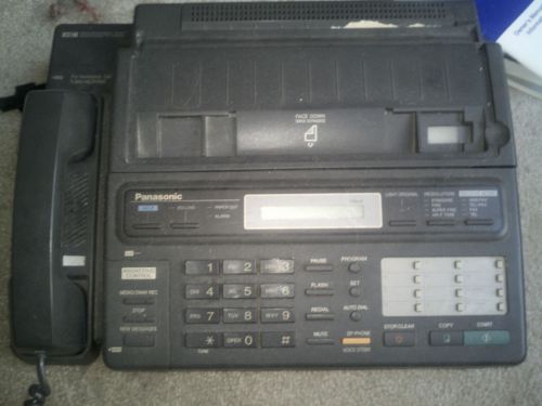 Panasonic fax machine &amp; phone with option to record