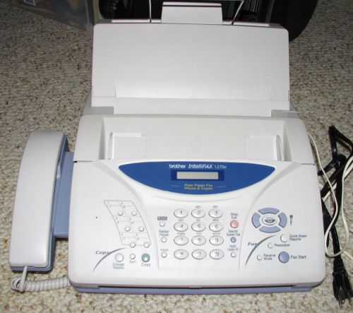 Brother Intellifax 1270e 1270 Business Plain Paper / Fax / Phone / Copier w/cord