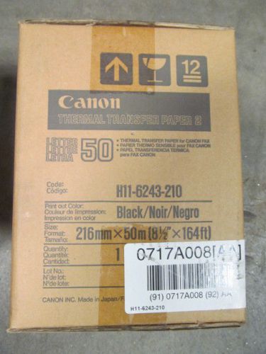 H11-6243-210 Genuine Canon A501 Thermal Transfer Paper 8.5&#034; x 164&#039;  0717A008AA