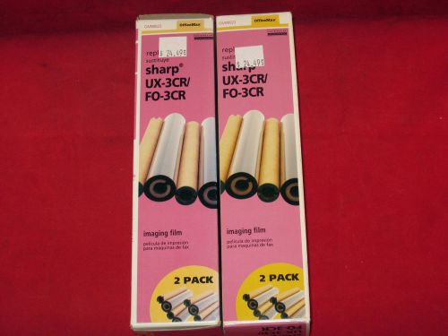 Sharp UX-3CR FO-3CR Fax Machine Imaging Film OfficeMax Lot Of 2
