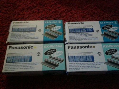 4 boxes of PANASONIC FA-136A FAX FILM ROLLS KX-FMC230 KXP-FP200