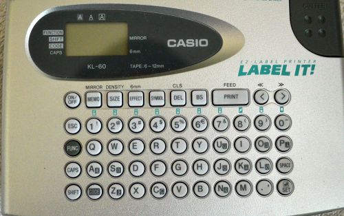 Casio EZ Label Printer   With Labels