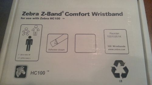 Zebra Z-band Comfort 10010951k Medical Label - 1 Width X 11 Length - 6 / Kit Rec