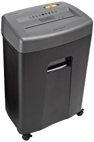 AmazonBasics 17-Sheet Cross-Cut Paper  CD  and Credit Card Shredder with Pullout